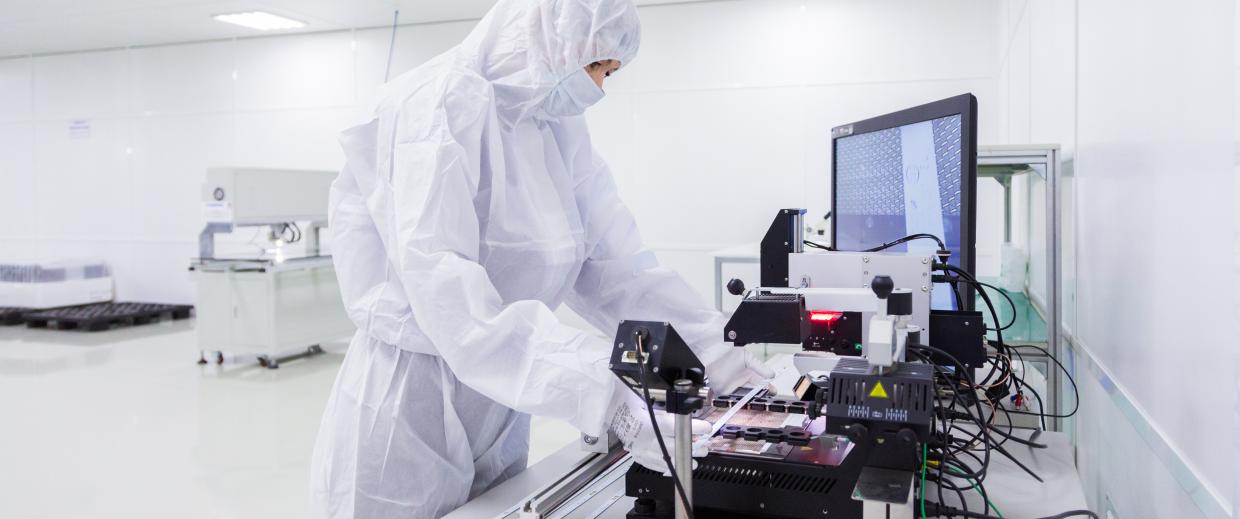 Precision manufacturing in a medical cleanroom